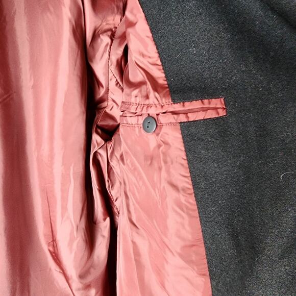 NEW Rebecca Minkoff Officers Double Breasted Wool Blend Coat Black Size M - Picture 10 of 11